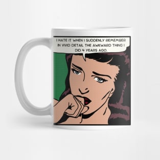 Comic Woman Is Awkward Mug